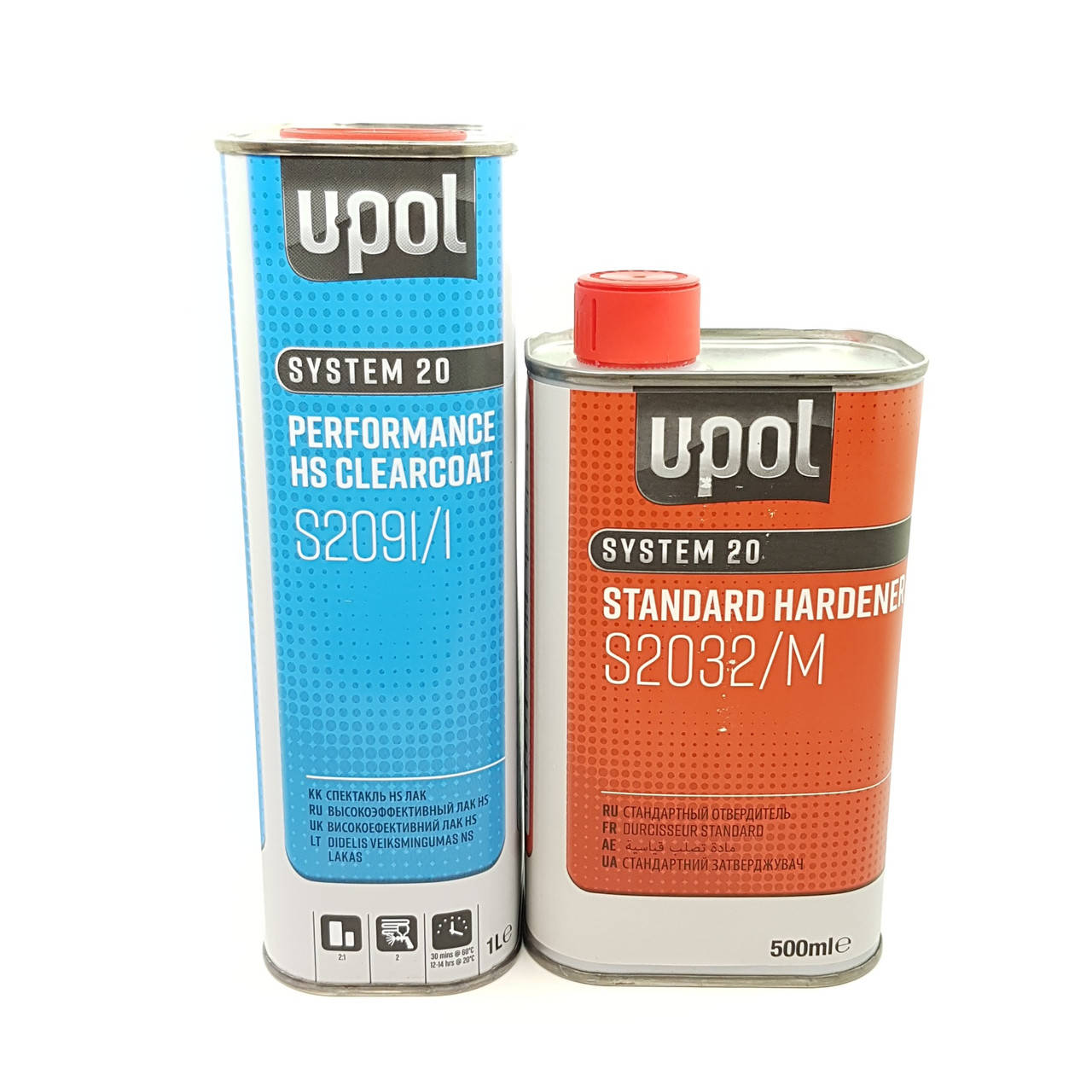 

Лак акриловый U-POL HS 2+1 S2091/1 с отвердителем S2032/M 1л+0,5л