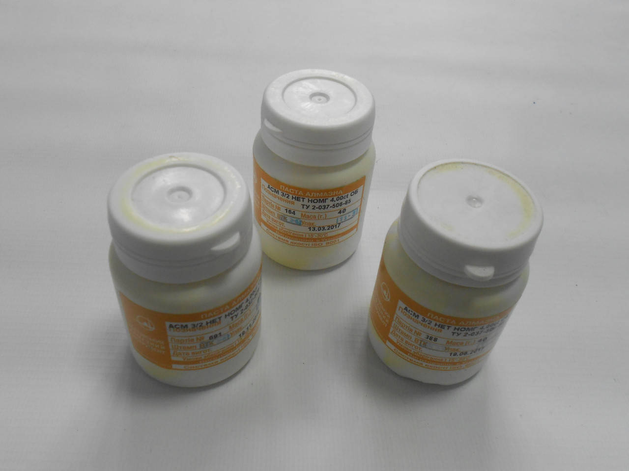 

Паста алмазная АСМ 3/2 НОМГ 4,00 ct ОБ (желтая для металла)