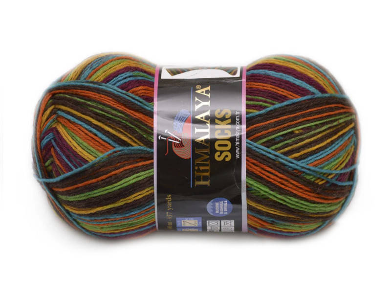 

Himalaya Socks, №140-01, Секционное крашение