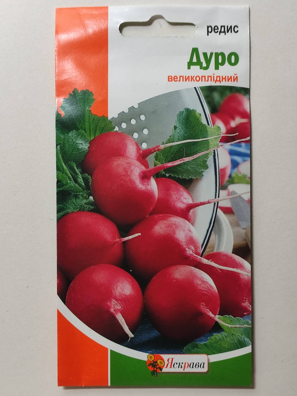 

Редис Дуро (великоплідний) 3 г, Яскрава