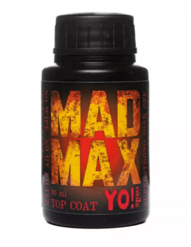 

Топ без липкого слоя , без UV-фильтров YO! Nails Mad Max , 30 мл