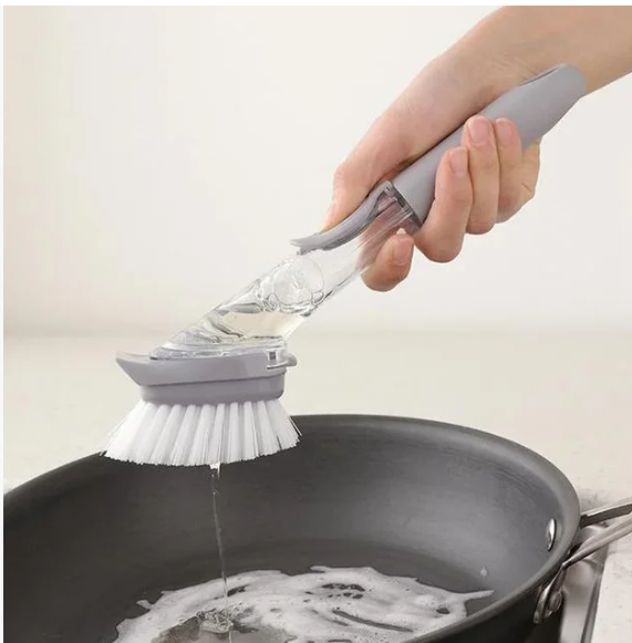 

Щетка для чистки посуды Decontamination Wok Brush Серый (KG-1425)