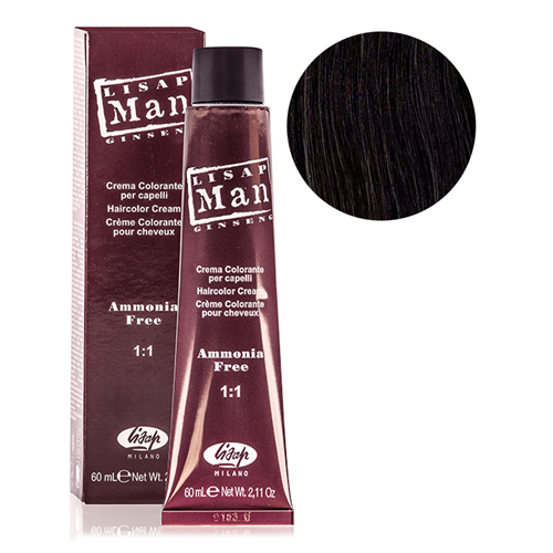 

Краска для волос Lisap Man Color 2 темно-коричневый 60 мл