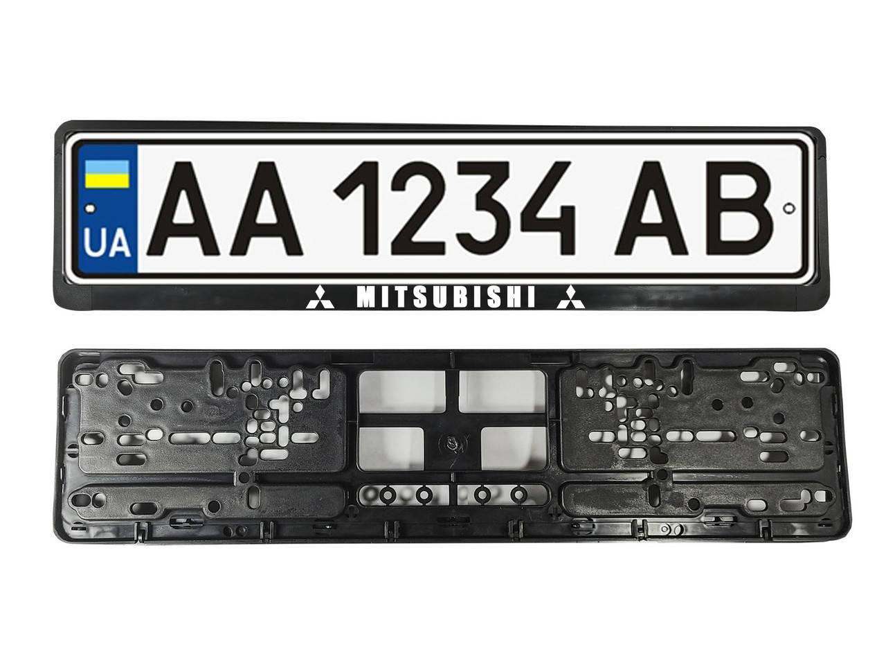 

Рамка под номер MITSUBISHI (Митсубиси) Номерная рамка под гос номера авто. Возможна любая надпись под заказ!