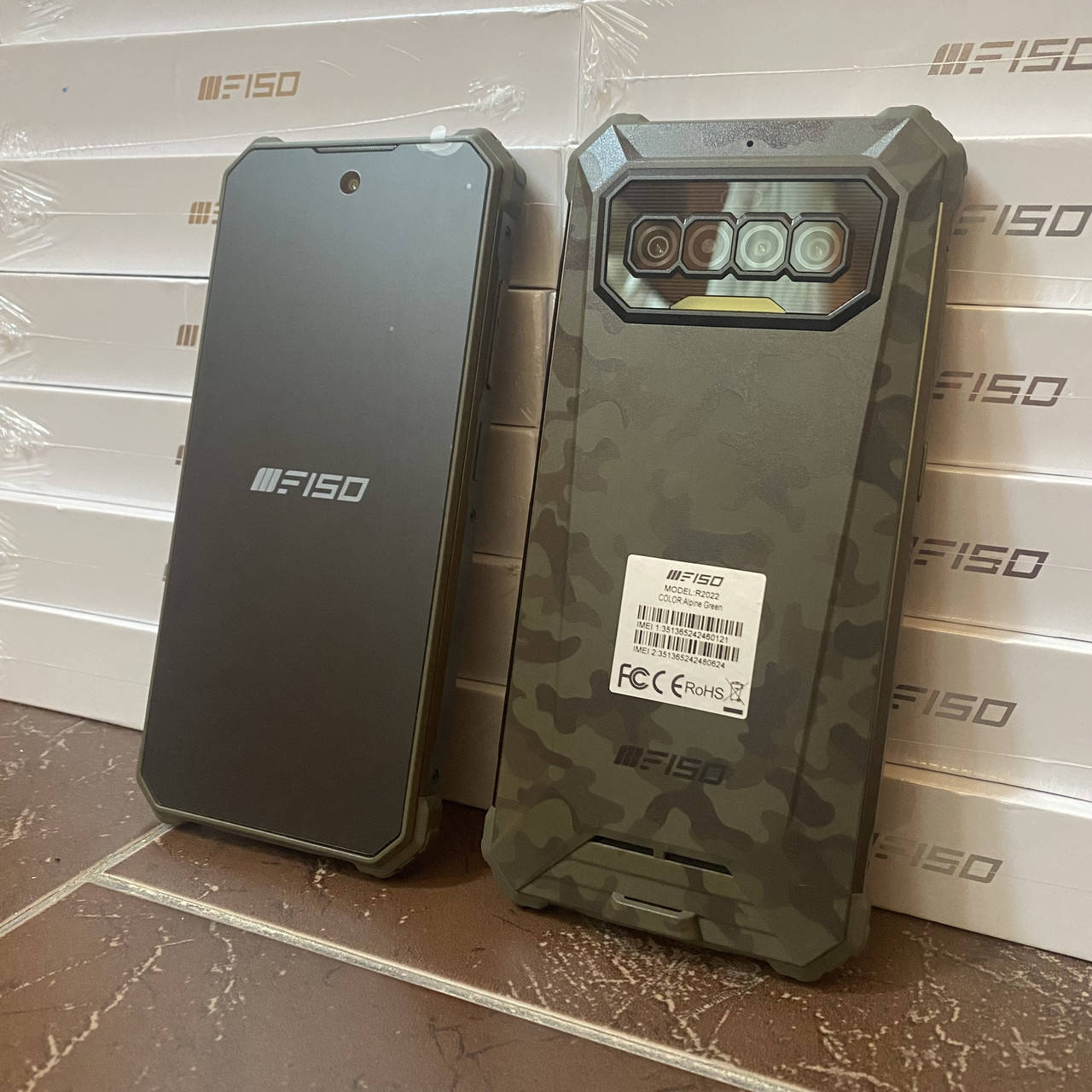 

Смартфон Oukitel F150 R2022 Green 8/256Gb NFC 8300mAh камера нічного бачення, Зелёный