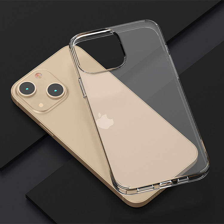 

Ультратонкий 0,3 мм чехол для iPhone 13 прозрачный (на айфон 13)