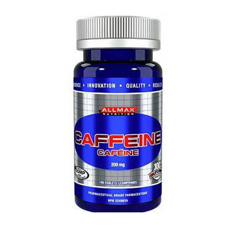 

Кофеин Allmax Nutrition, 100 таб. по 200мг, caffeine