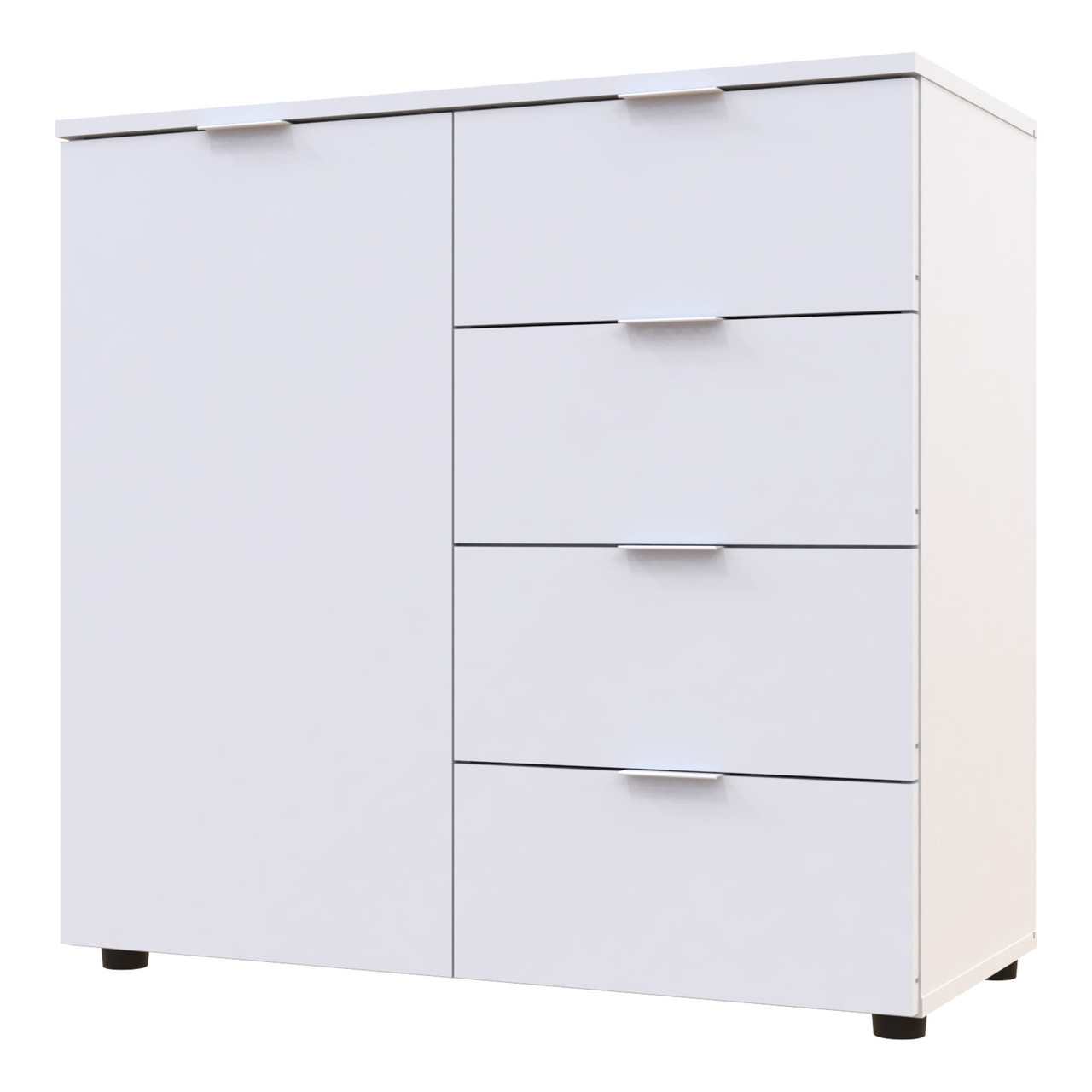 Комод Doros Рон 1 1 фасад 4 шухляди Білий 80х38х81 (41516005) 4