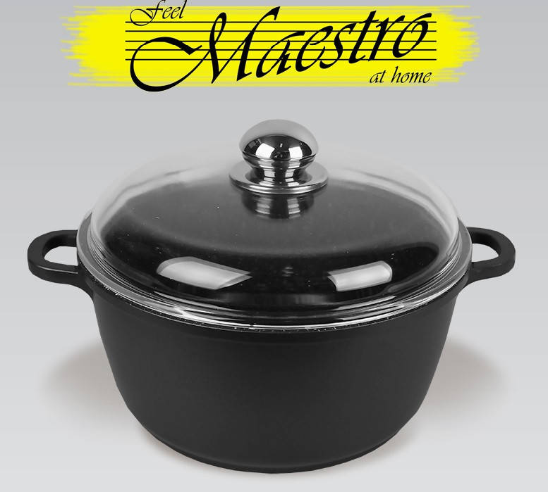 

Кастрюля с керамическим покрытием 1.3 л Maestro MR-4616C, Черный