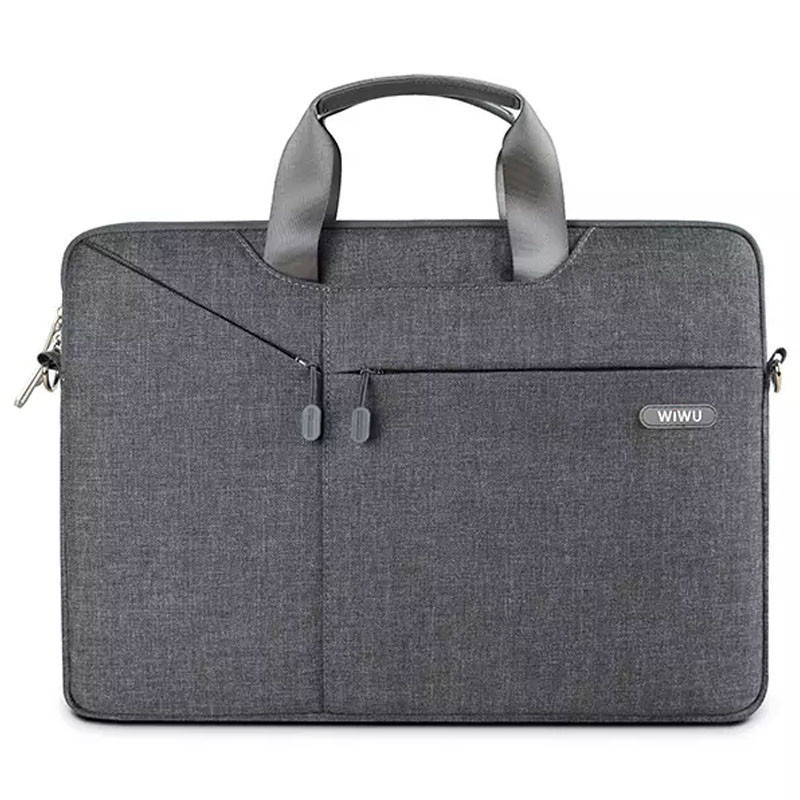 

Сумка для ноутбука WIWU Gent Business handbag 15.4", Серый
