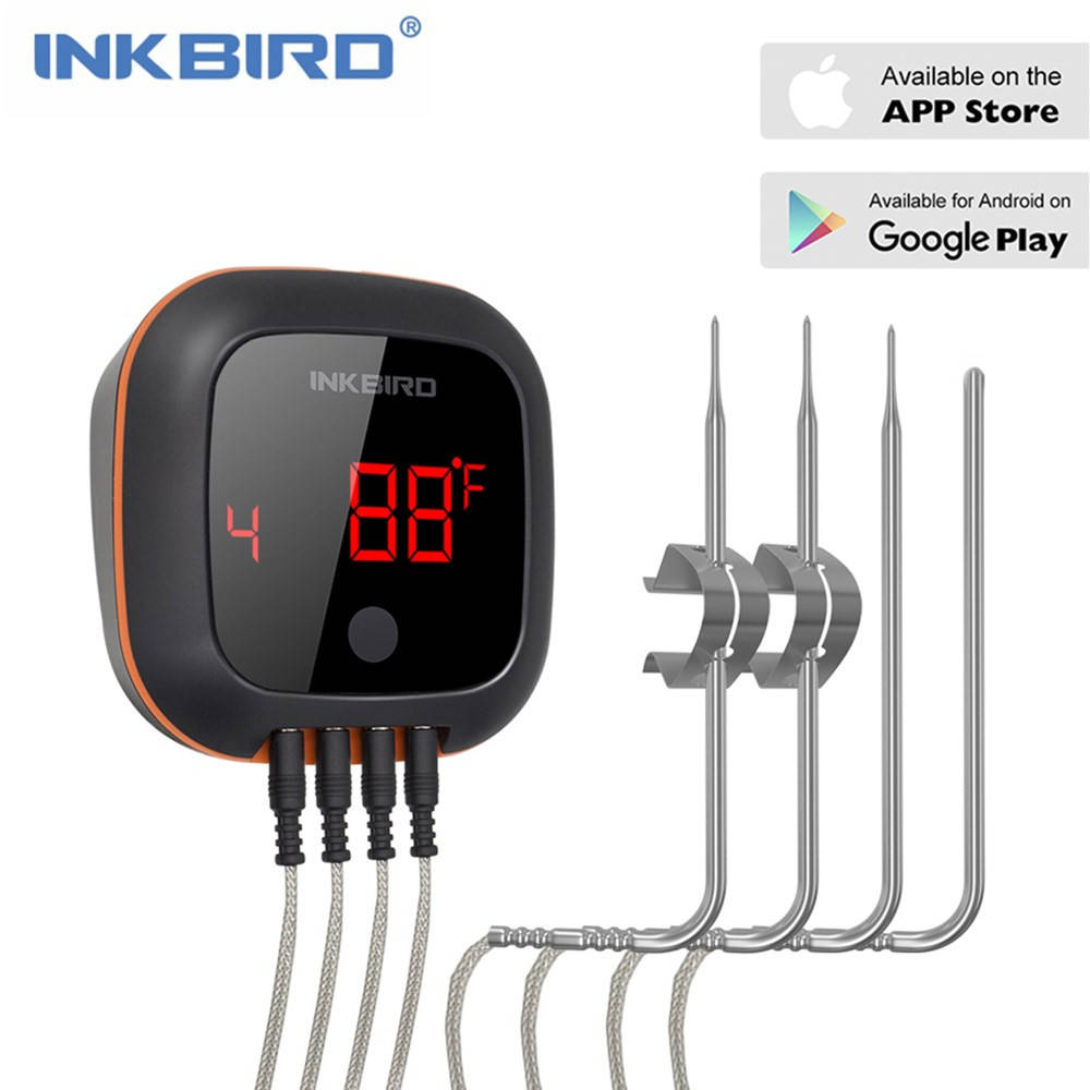 

Цифровой беспроводной термометр для мяса 4 щупа INKBIRD №1046