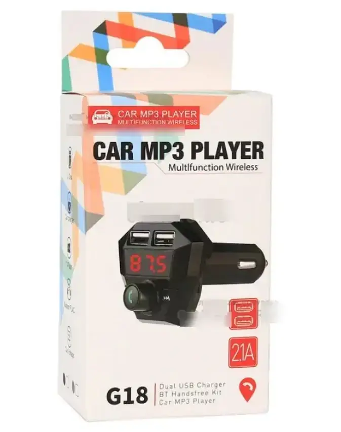 

FM модулятор G18, Автомобильный трансмиттер, FM-передатчик для авто