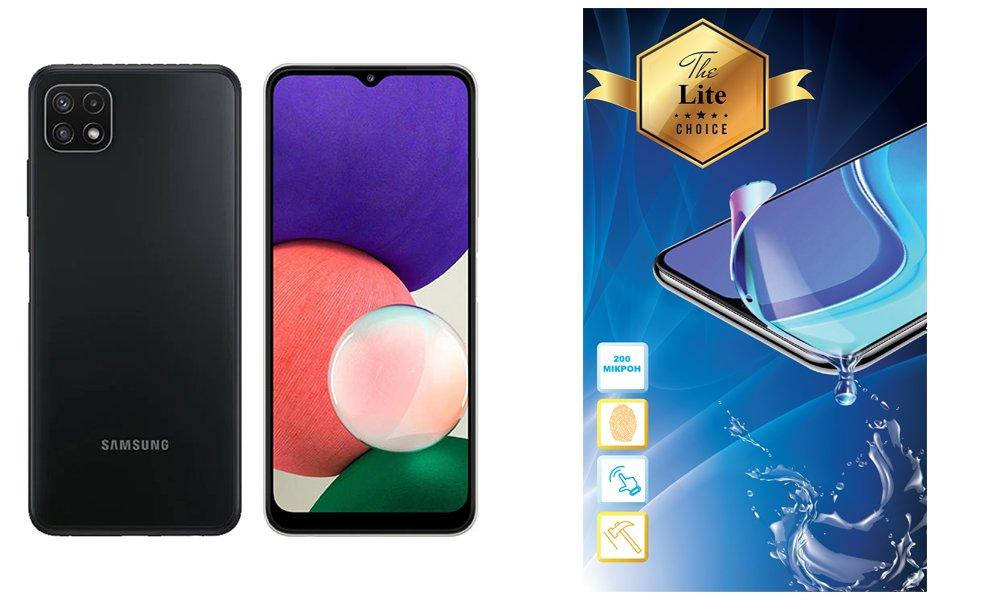 

Защитная пленка Armor Lite на экран Samsung Galaxy A22 5G, Прозрачный