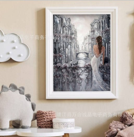

Алмазная мозаика "Мечты", картина стразами. Блестящая. 30*40 см