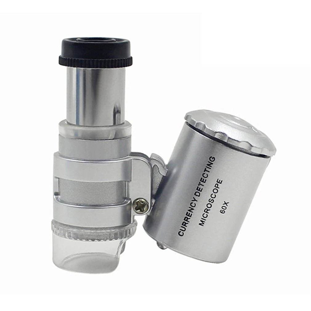 

Микроскоп карманный 60x с подсветкой 2001-00602
