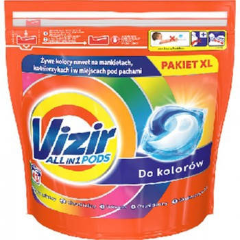

Гелевые капсулы Vizir Go Pods Touch колор 43 шт
