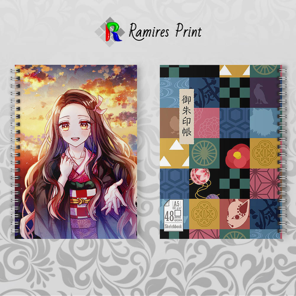 

Скетчбук Аниме Kimetsu no Yaiba 007