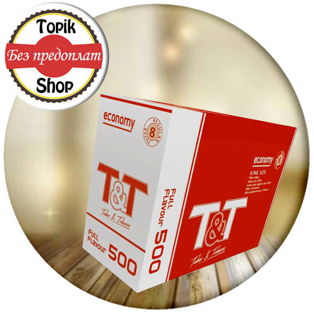 

T&T 500 - стандартные гильзы для самокруток под любой табак. Блок гильз - 500 штук стандартных сигарет