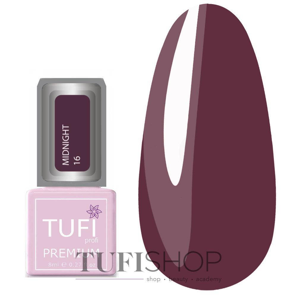 

Гель-лак TUFI profi PREMIUM Midnight 16 ягодное варенье 8мл (0102634)