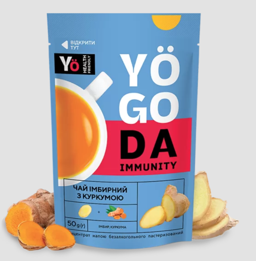 

Чай Імбирний з куркумою "Yogoda" 50гр