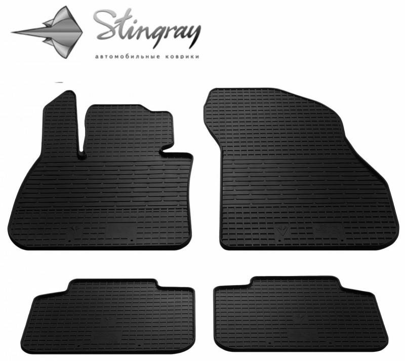 

Коврики в салон BMW X1 F48 2015- (БМВ Х1) STINGRAY Резиновые Комплект, Черный