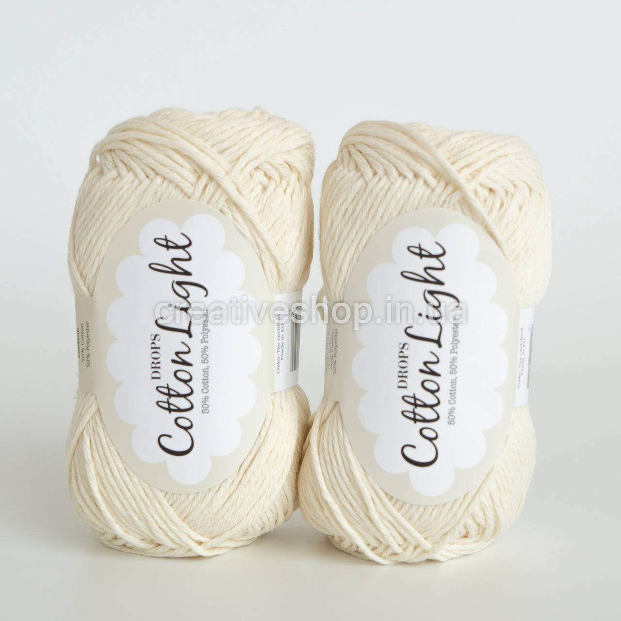 

Пряжа DROPS Cotton Light (цвет 01 off white)