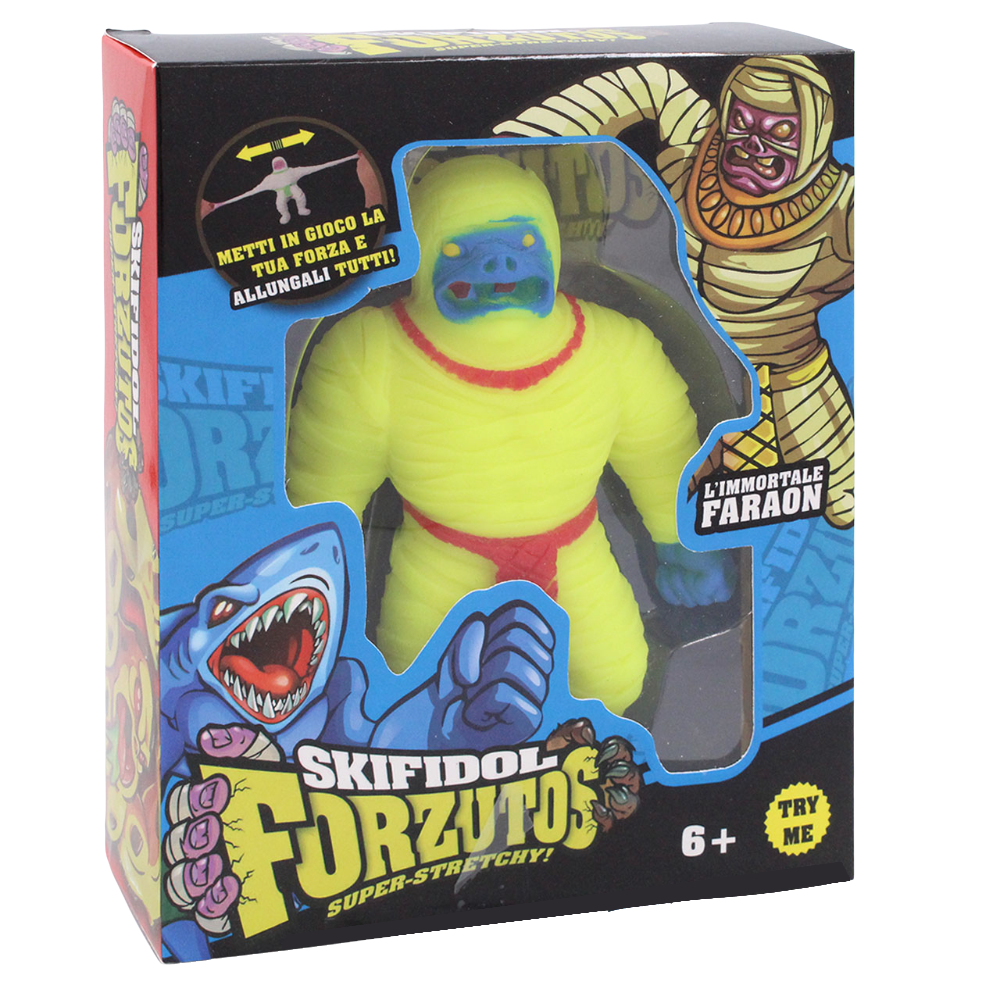 

Игрушка тянучка Гуджитсу Мумия Goojitzu Forzutos герои
