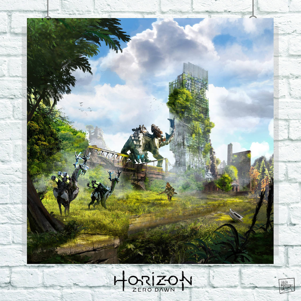 

Постер Horizon Zero Dawn. Размер 42x42см (A3). Матовая бумага