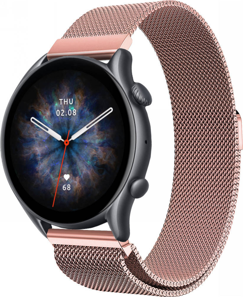 

Миланская Петля Milano для Amazfit GTR 3 Pink (Амазфит ГТР 3)