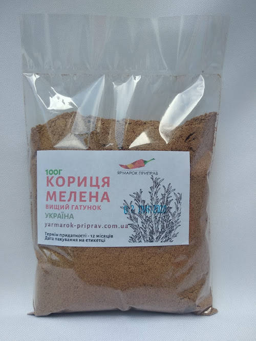 

Корица молотая в/с, 100г