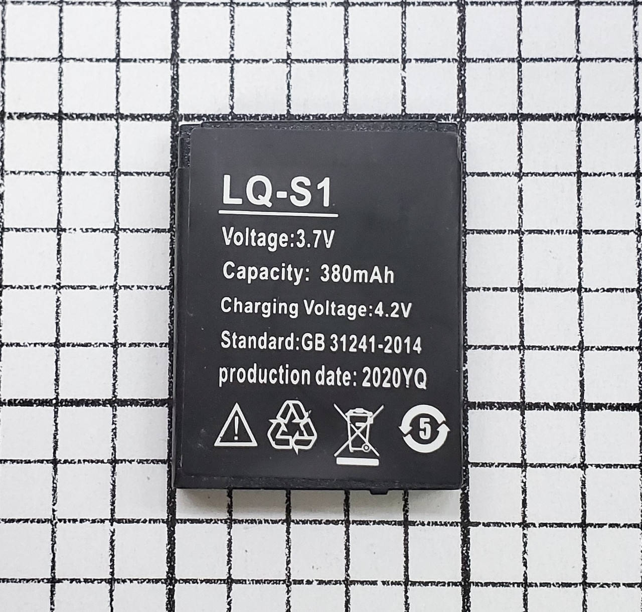 

Аккумулятор GSK-X01-A / LQ-S1 (380 mAh) для смарт-часов