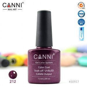 

Гель-лак CANNI № 212 (винный с микроблеском)