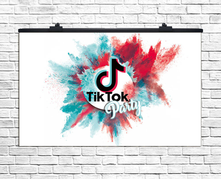 

Плакат для праздника Тик Ток-2, 75х120 см