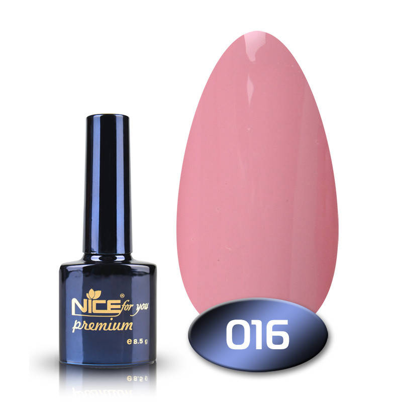 

Гель-лак Nice for you Premium 016 розовая пудра 8,5 мл