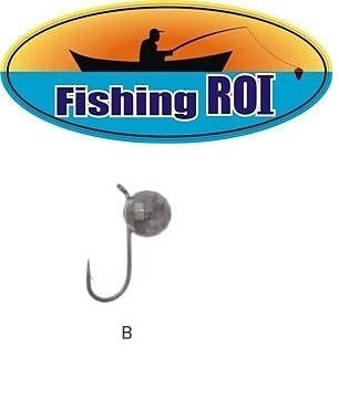 

Мормышка вольфрамовая Fishing ROI Шар "Диско" с ушком black nickle, 4мм0.65гр