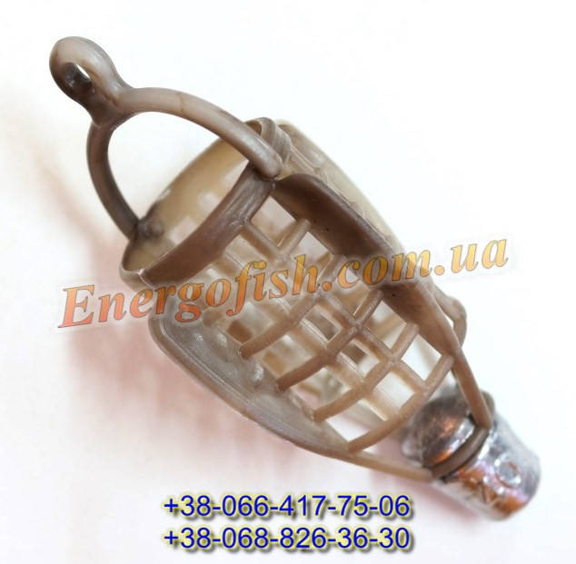 

Кормушка фидерная Пуля пластик 80г