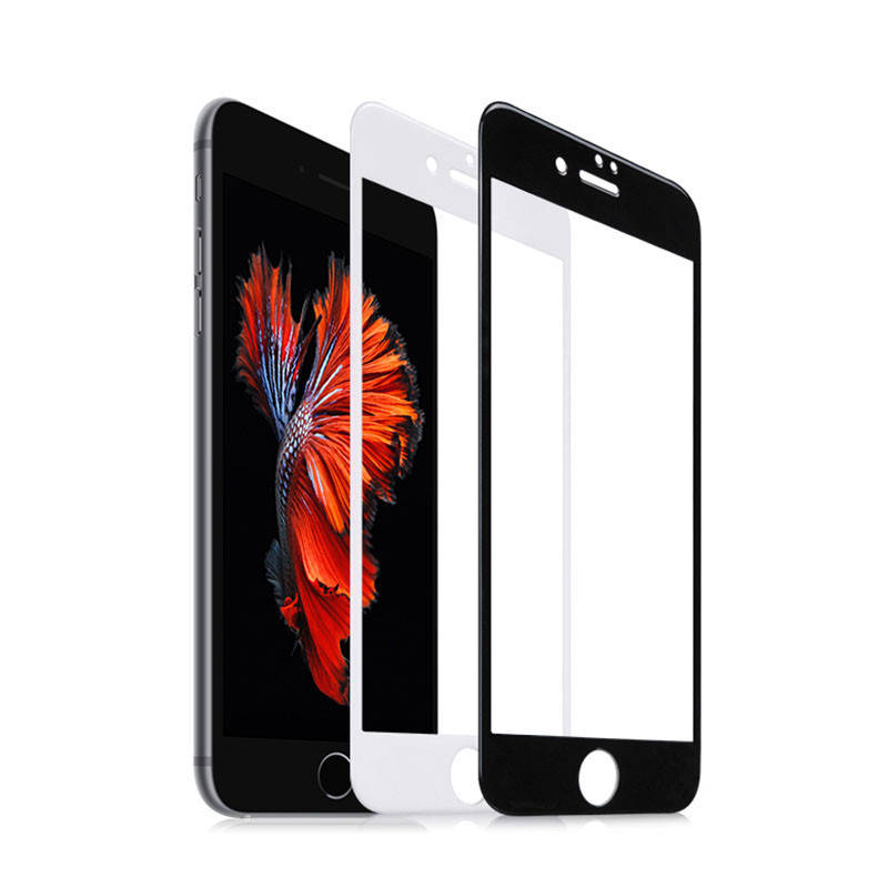 

Защитное стекло для Apple iPhone 7 / 8 черное и белое