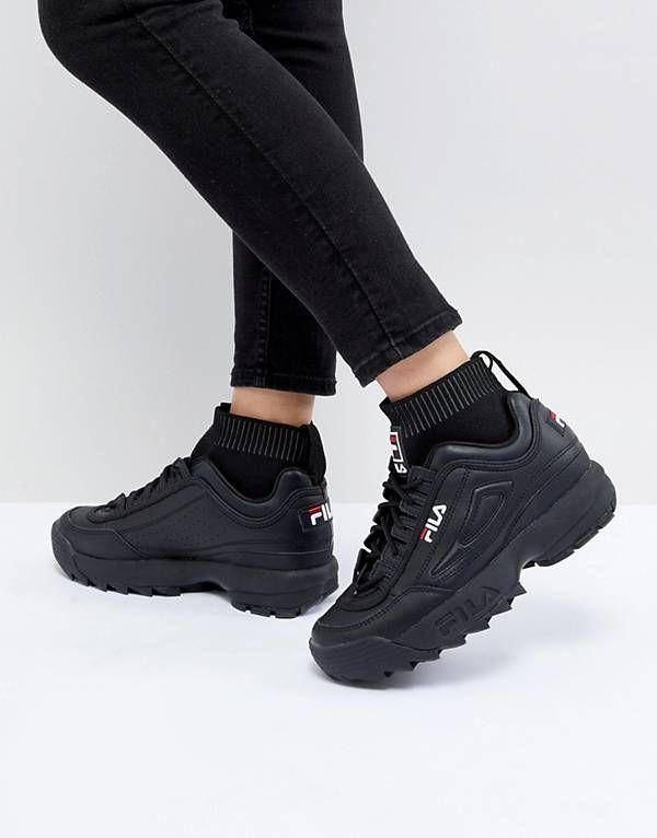 

Мужские кроссовки Fila Disruptor 2 Фила Дисраптор Черные 42, Черный