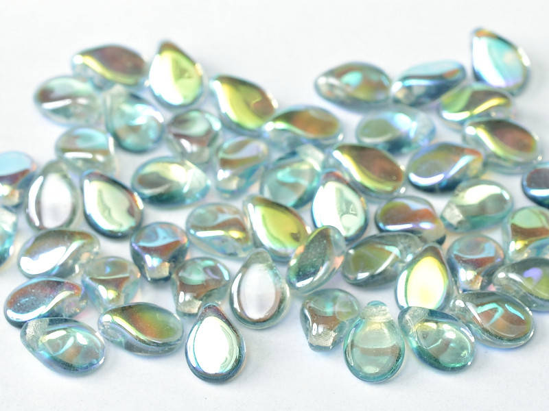 

Pip 5*7 мм Crystal Blue Rainbow Чеські намистини. Скляні. Preciosa