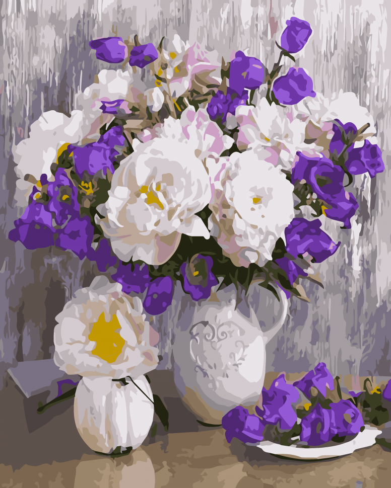 

Картина по номерам Цветочное разнообразие 40*50 см 12109-AC