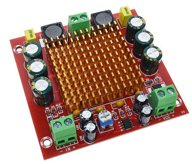 

Одноканальный цифровой усилитель DC 12V 24V XH-M544 TPA3116DA 150W D2