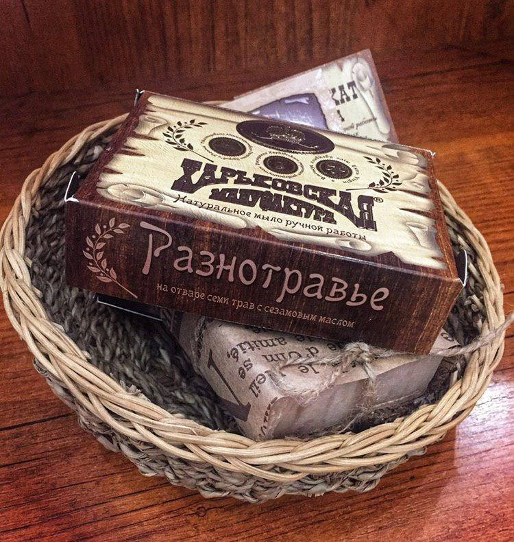 

Натуральное мыло "Разнотравье", Харьковская мануфактура, 100 г