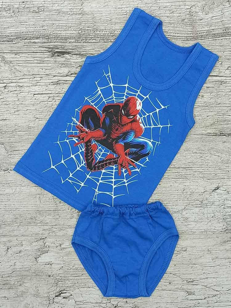 

Комплект майка трусы для мальчиков джинс Spider-Man 00736