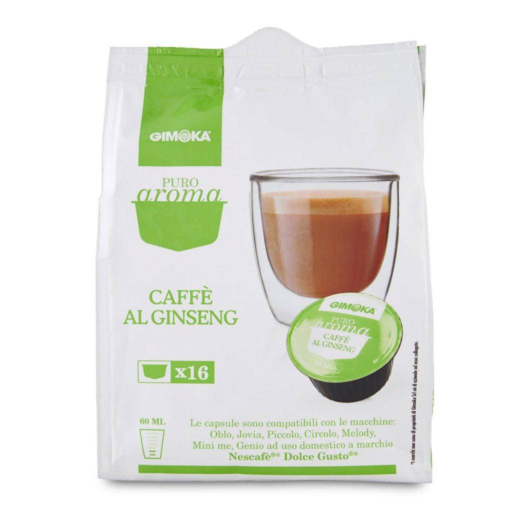 

Кофе в капсулах Dolce Gusto (Nescafe) Gimoka Ginseng 16 шт., Италия (Нескафе Дольче Густо)