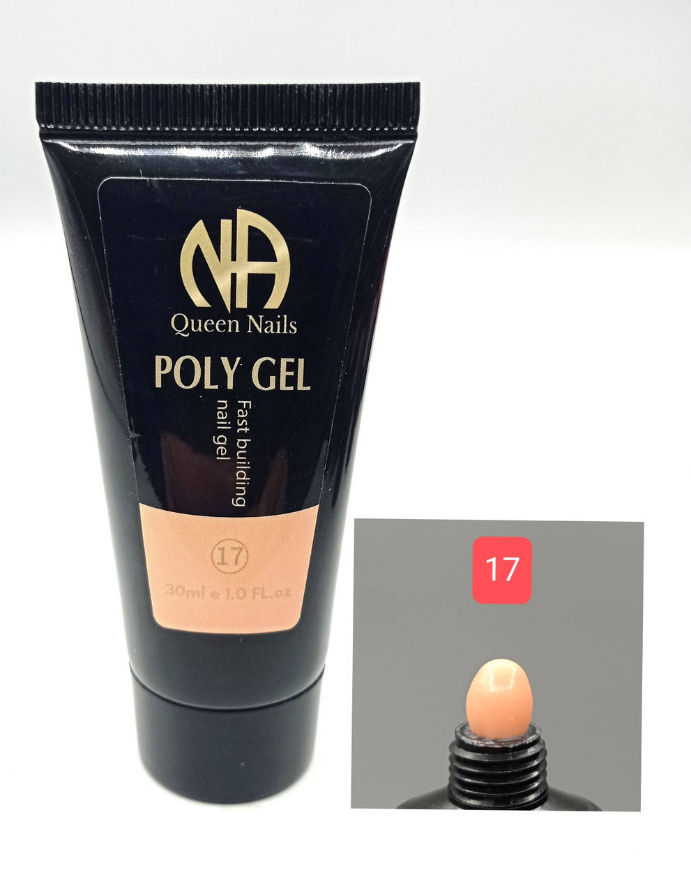 

Acrylic Gel ( рly gel ) NA Queen Nails, 30 мл,NO 17