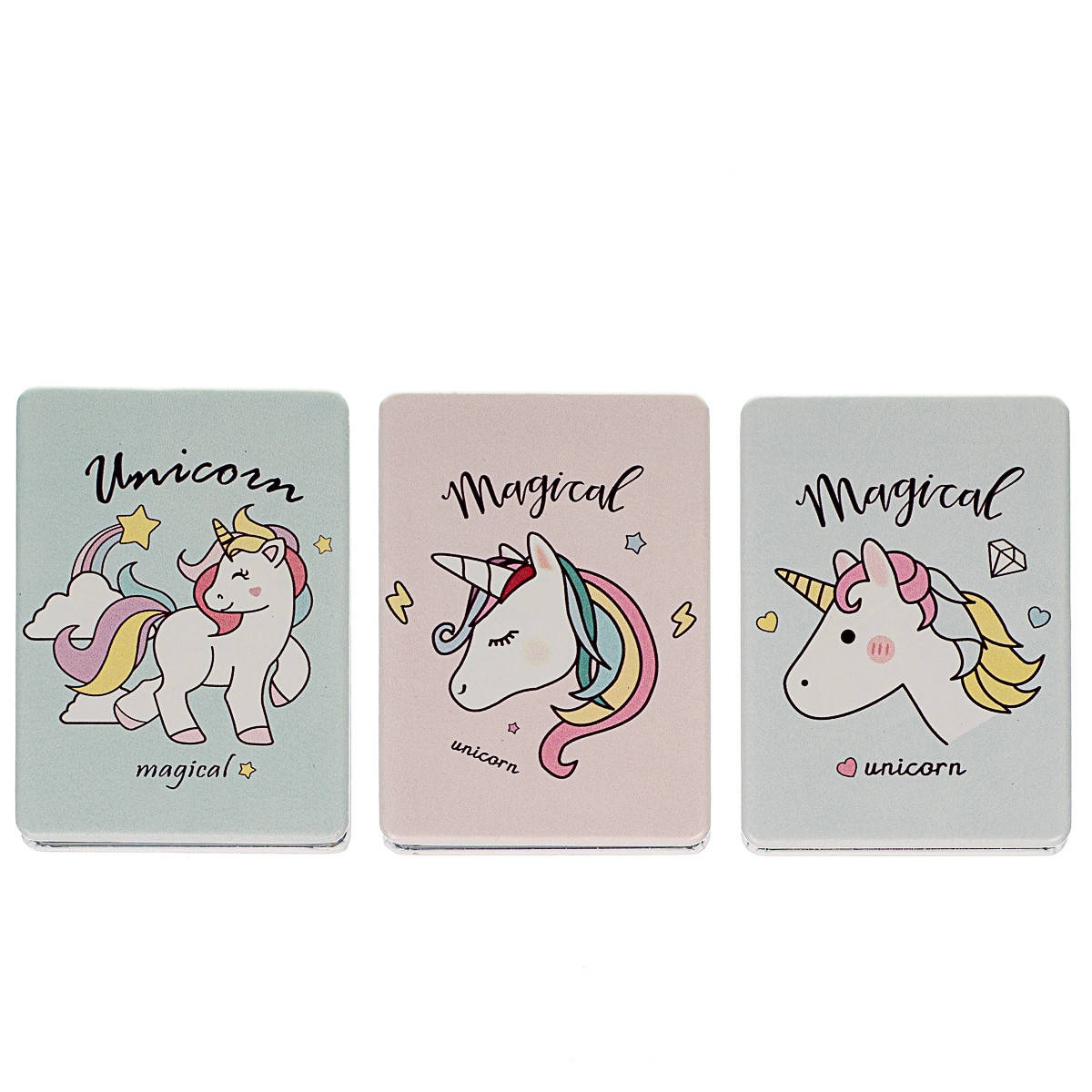 

Косметическое зеркальце "Радужный Единорог"