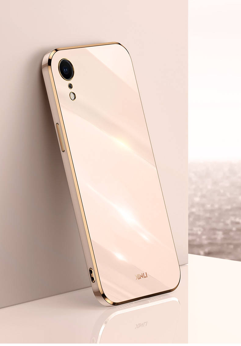 

Чехол 6D Plating для Apple iPhone XR Pink, Разные цвета