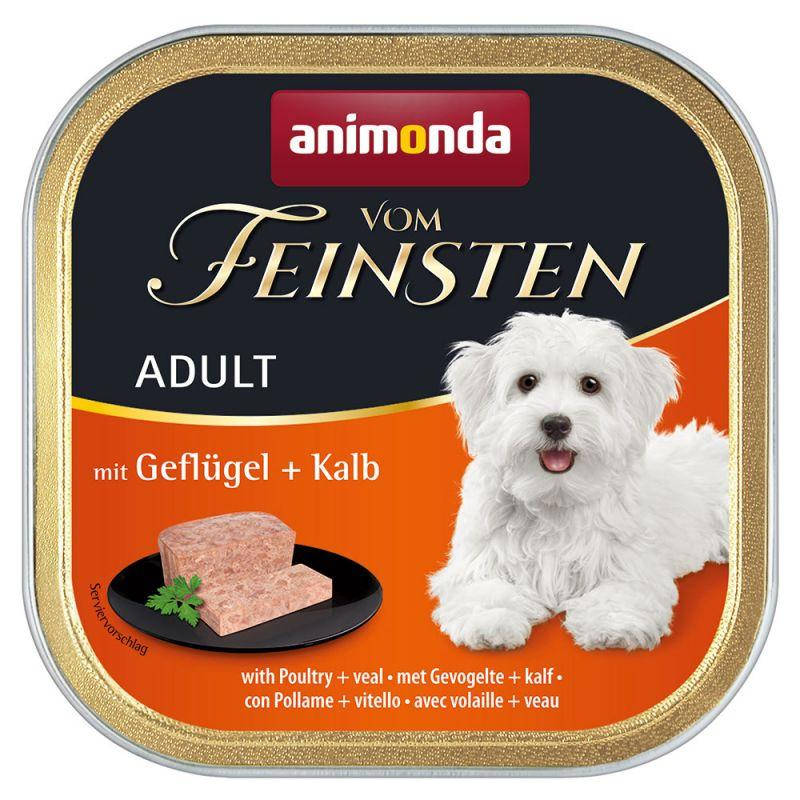 

Animonda vom Feinsten Adult консервы для собак Птица и Телятина (150г)