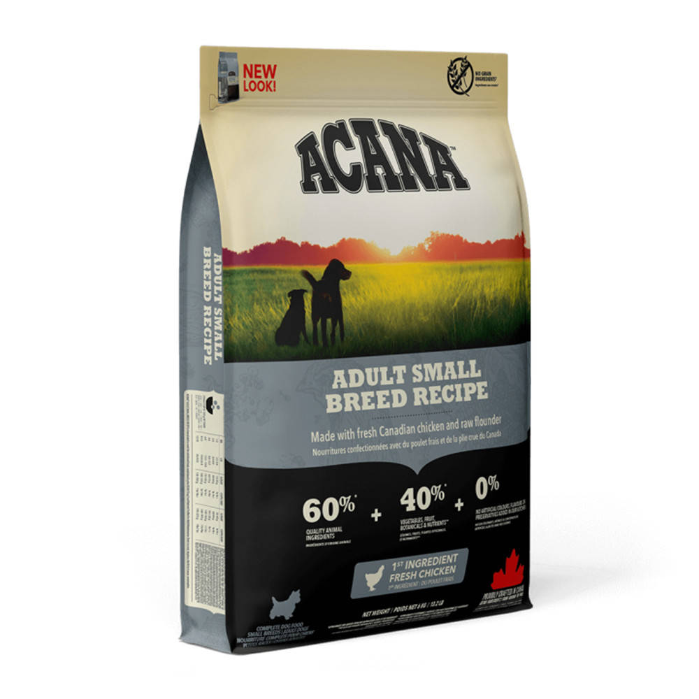 

Корм Acana Adult Small Breed Recipe 6 кг для дорослих собак малих порід (вагою до 10 кг)
