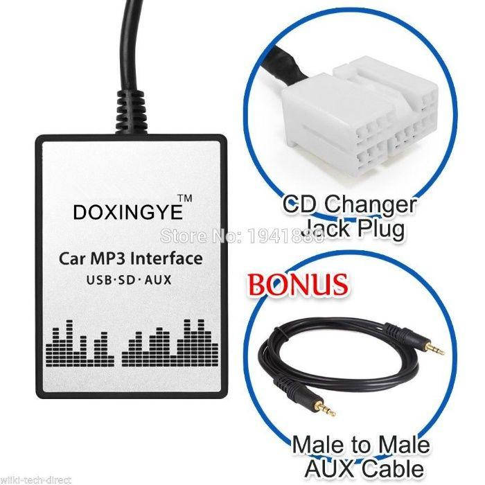 

USB AUX MP3 адаптер Сузуки для штатной магнитолы Suzuki, Opel Agila.